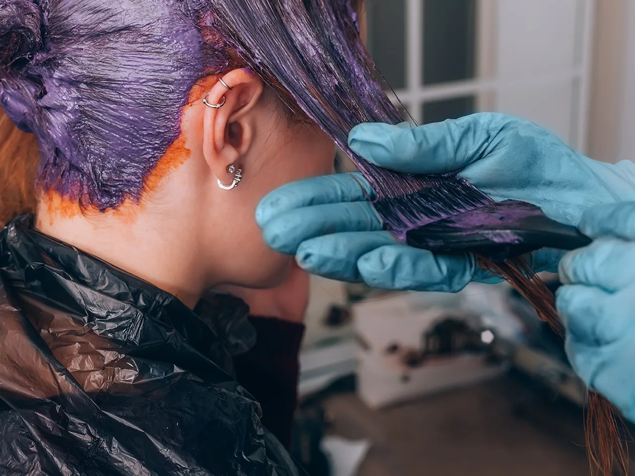 Dye Hair with beauty colors