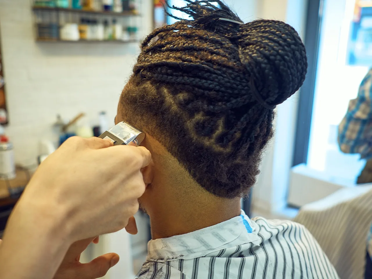 Hair pattern in gangsta Mustafa King stxyle